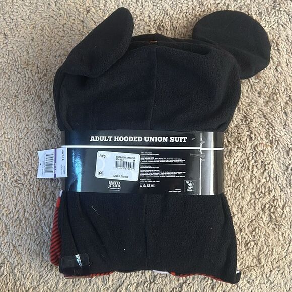 NWT Disney Mickey Mouse Hooded Union Suit Size M and XXL - Picture 6 of 7